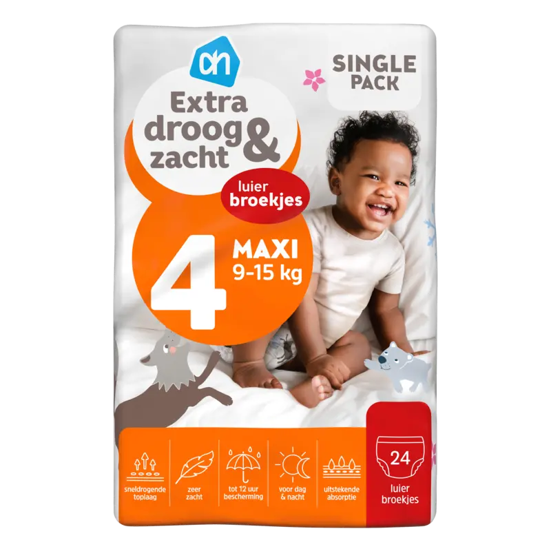 Extra droog en zacht pants maat 4