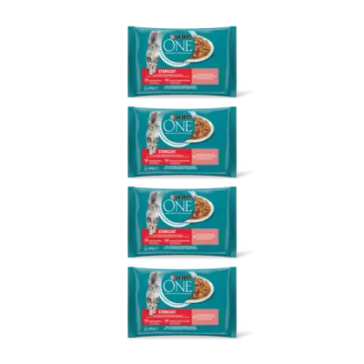 pdp-image-Purina ONE Sterilcat met zalm en wortels 4-pack