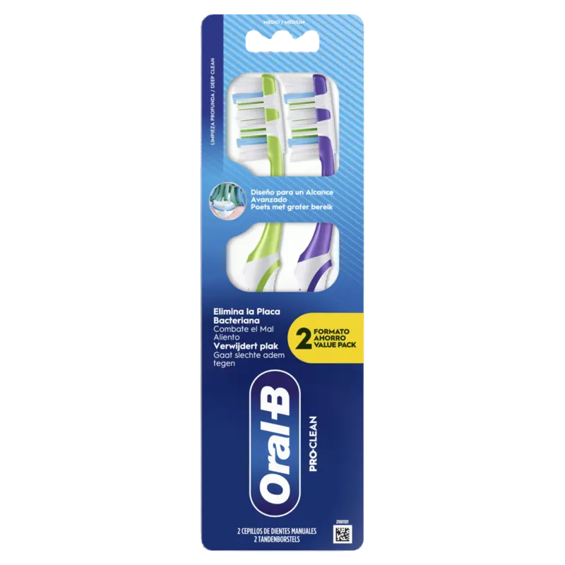 PRO-CLEAN handtandenborstel, 2