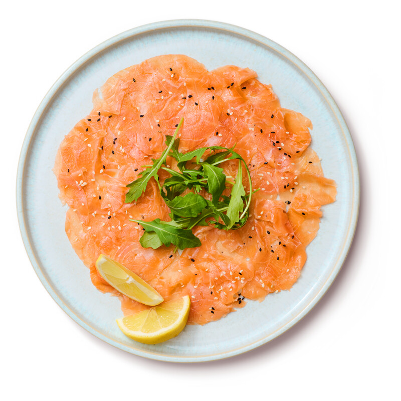 Een afbeelding van AH Visspecialist Zalm carpaccio