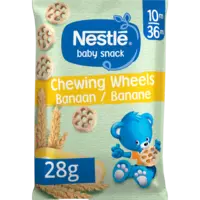 Nestlé Baby snack chewing wheels banaan 10m+