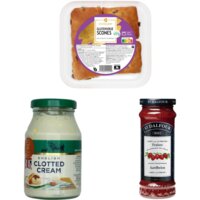 Een afbeelding van AH Excellent Scones met clotted cream pakket