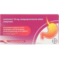 Een afbeelding van Losecosan Maagsapresistente tablet omeprazol 20mg