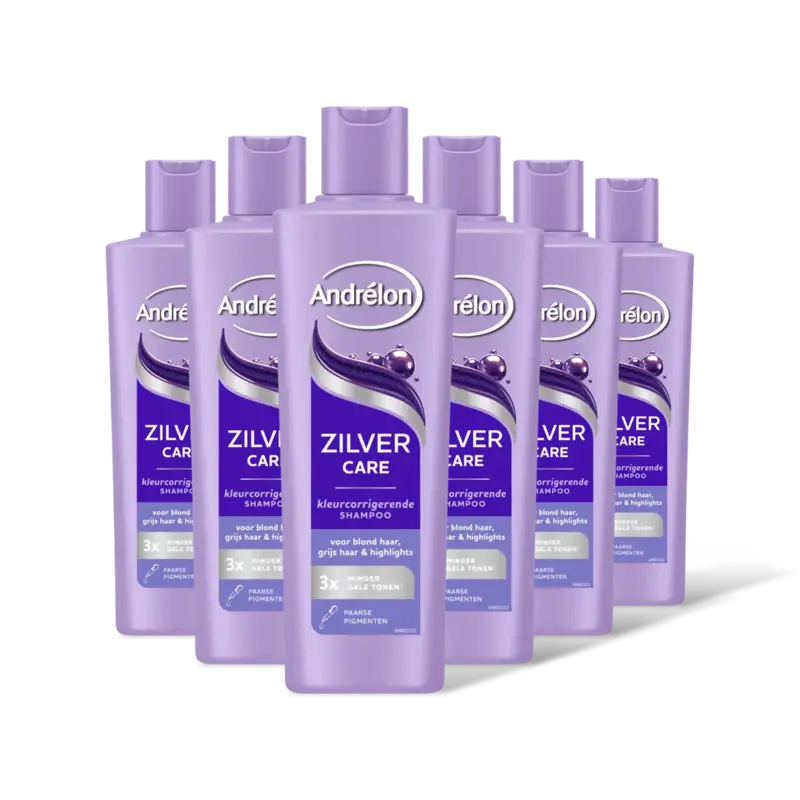Andrélon Zilver care shampoo 6-pack