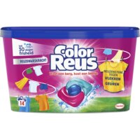 Een afbeelding van Witte Reus Color 3+1 power wasmiddel capsules kleur