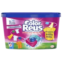 Witte Reus Color 3+1 power wasmiddel capsules kleur