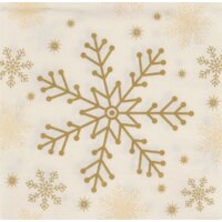Een afbeelding van AH Excellent Servet sneeuwvlok 24x24cm