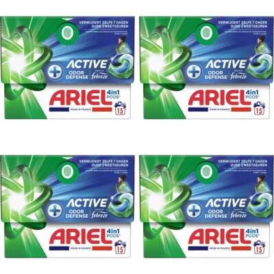 pdp-image-Ariel 4in1 pods+ active wasmiddelcap4-pack