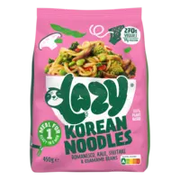 Lazy Korean noodles maaltijd
