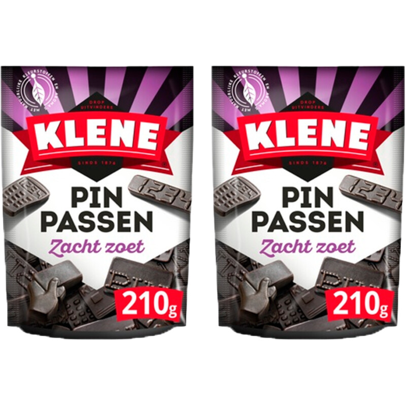 Een afbeelding van Klene Pinpassen Zacht Zoet 2-pack