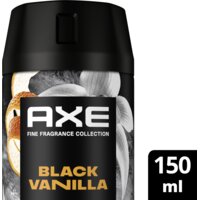 Een afbeelding van Axe Black vanilla deodorant bodyspray