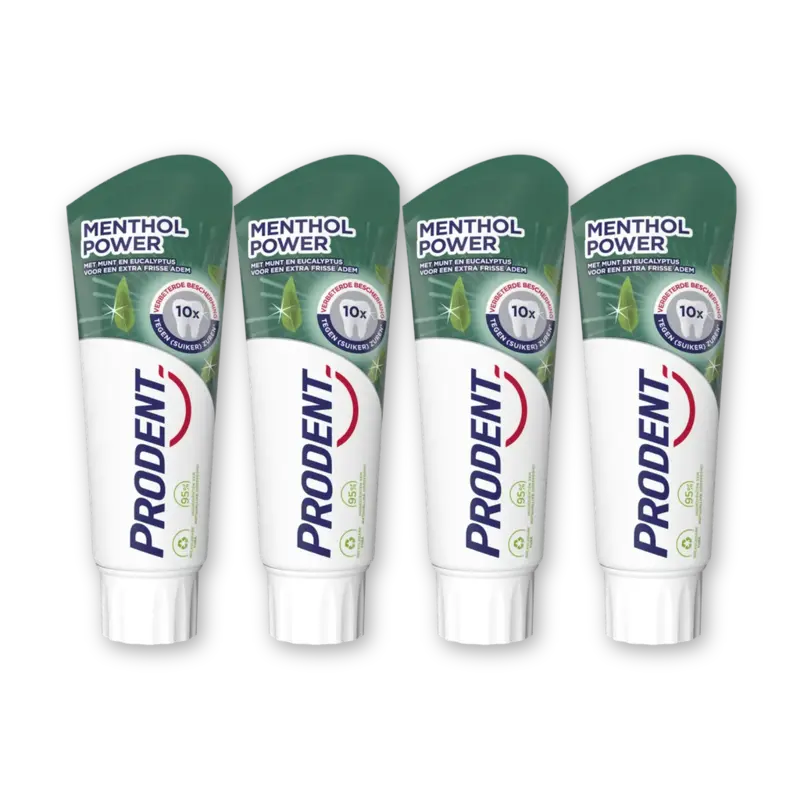 Prodent Menthol power tandpasta 4-pack