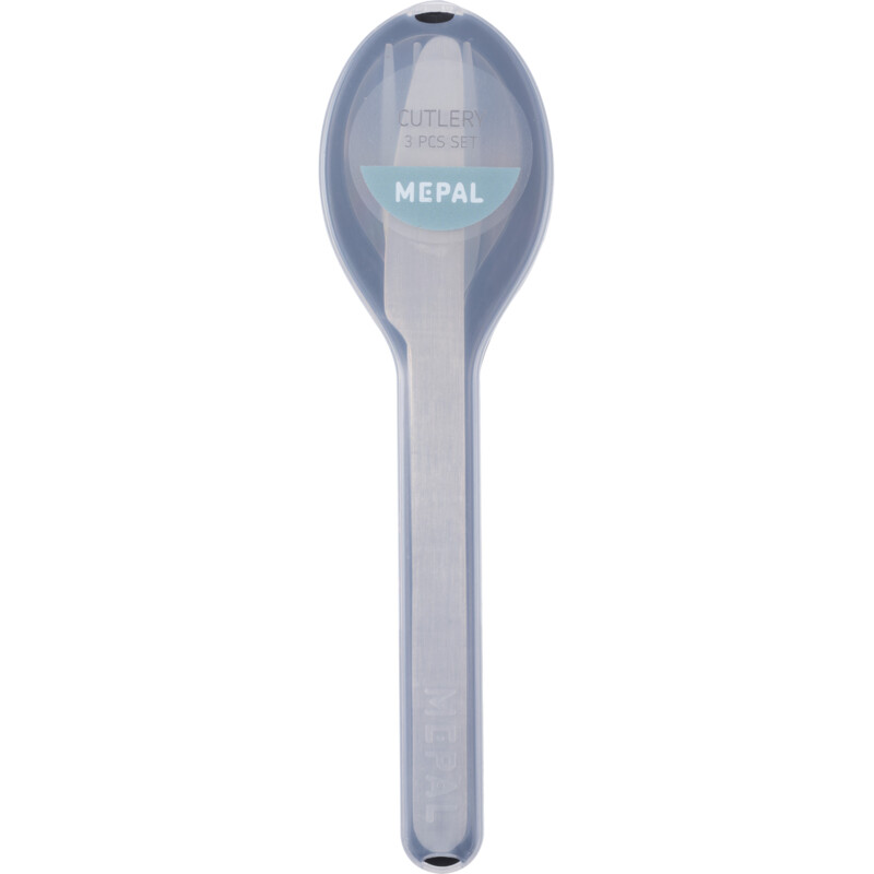 Een afbeelding van Mepal Bestekset ellipse 3-delig nordic black