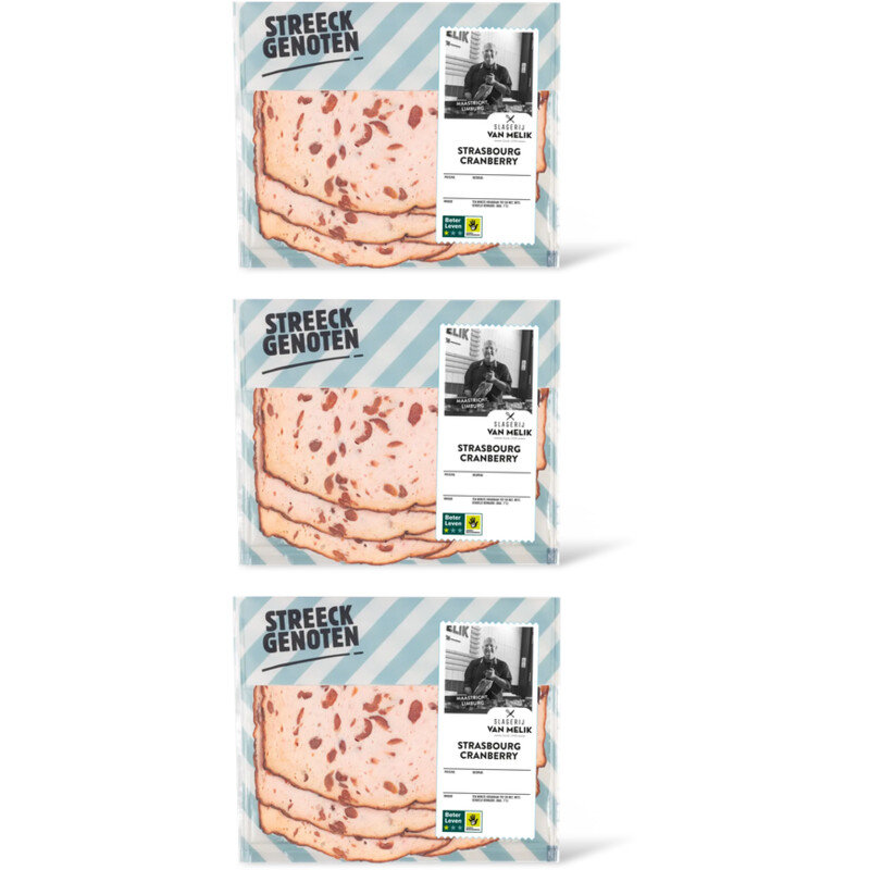 Streeckgenoten Strasbourg cranberry 3-pack