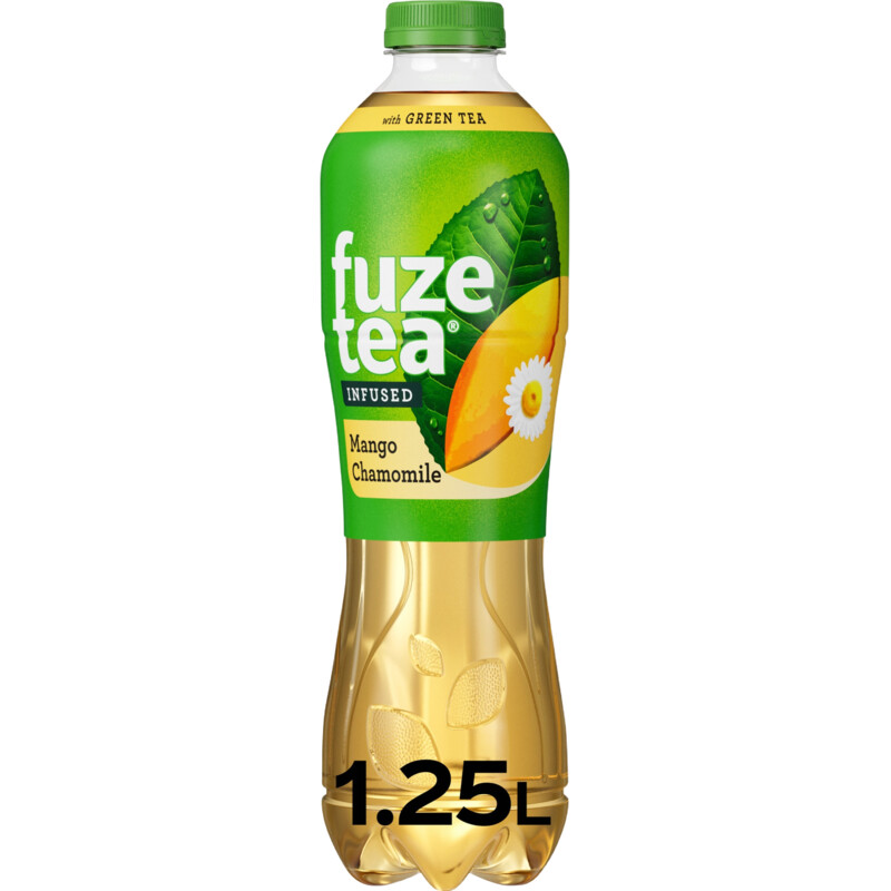 Een afbeelding van Fuze Tea Green Ice Tea Mango chamomile