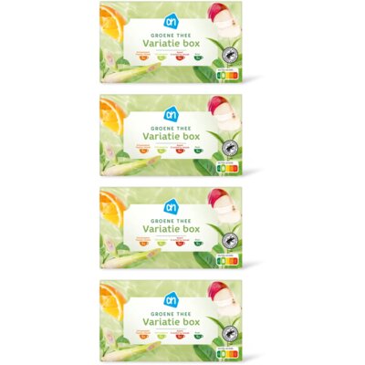 AH Groene thee variatie box 4-pack