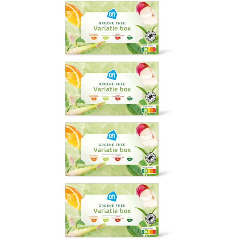 AH Groene thee variatie box 4-pack