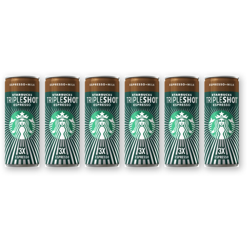 Starbucks Tripleshot espresso gst 6-pack