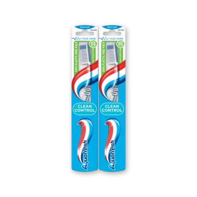 pdp-image-Aquafresh Clean control medium tandenborstel 2pack