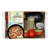 AH Dagelijkse kost linzenrisotto aubergine