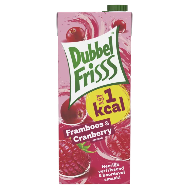 DubbelFrisss 1kcal Framboos & cranberry