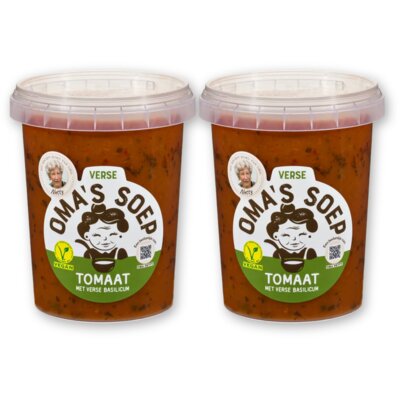 pdp-image-Oma's Tomaat met verse basilicum 2-pack