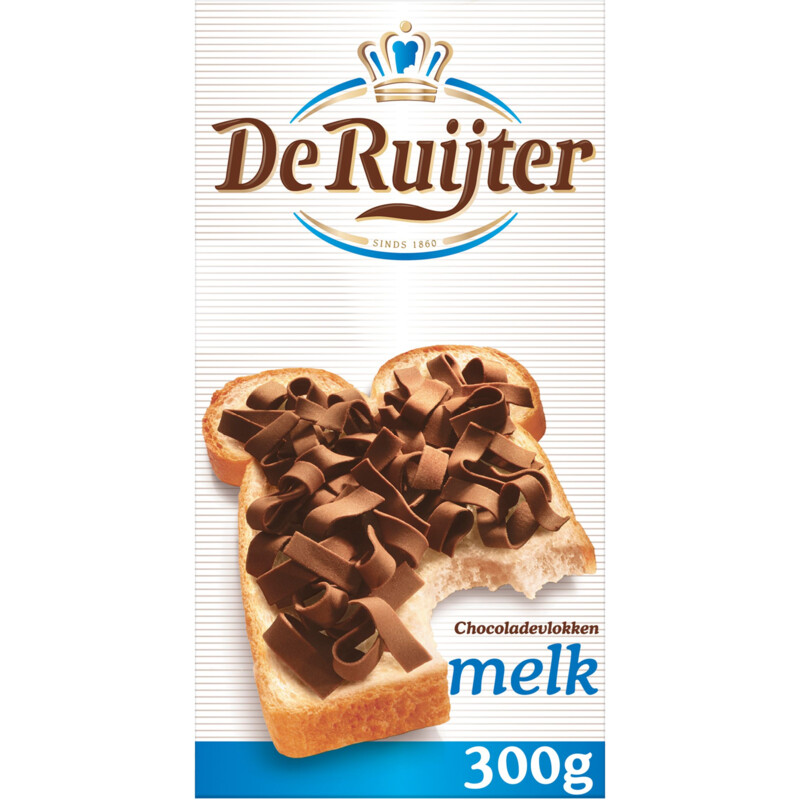 Een afbeelding van De Ruijter Chocoladevlokken melk