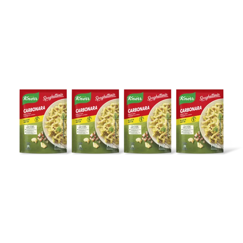 Knorr Spaghetteria carbonara 4-pack