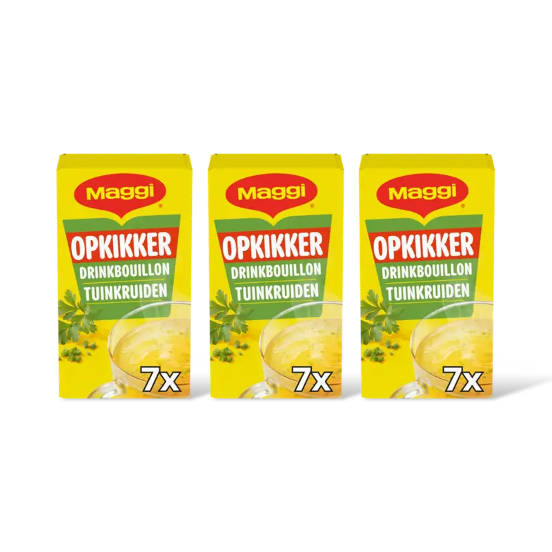 Maggi Opkikker drinkbouillon tuinkruiden 3-pck