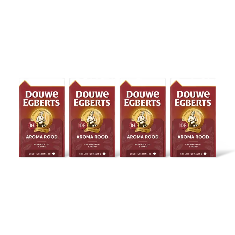 Douwe Egberts Aroma rood filterkoffie 4-pack