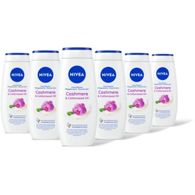 pdp-image-NIVEA Cashmere & cottonseed oil douchegel 6pck