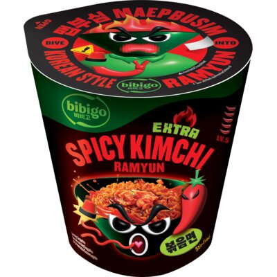 pdp-image-Bibigo Kimchi ramyun extra spicy noodles cup