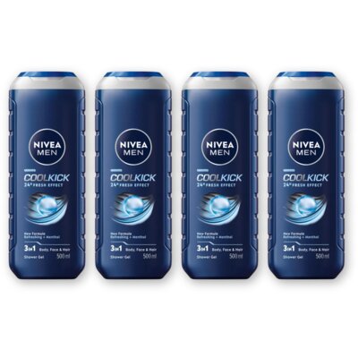 pdp-image-NIVEA Men cool kick shower gel 4-pack