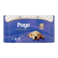 Page Kussenzacht toiletpapier