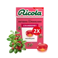 Ricola Cranberry suikervrij 2-pack