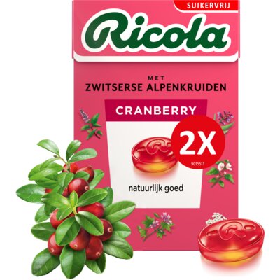 pdp-image-Ricola Cranberry suikervrij 2-pack