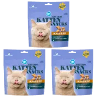 AH Gevulde kattensnacks kaas & kip 3-pack