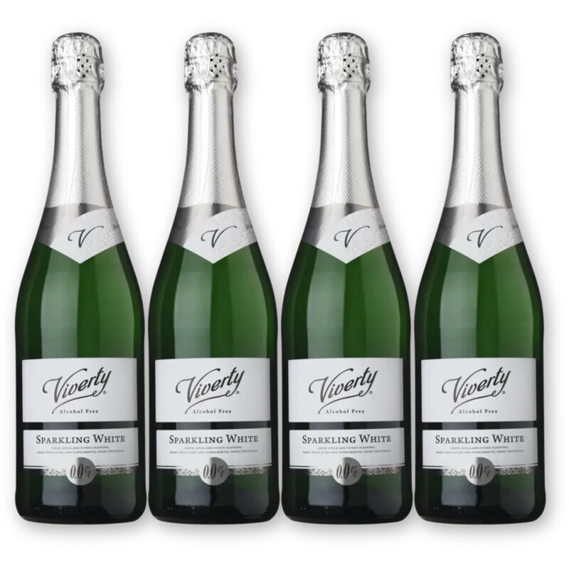 Viverty Viverty Sparkling Wit AF 4 flessen