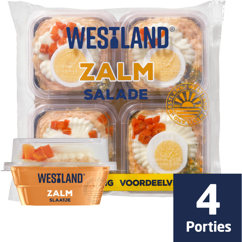 Een afbeelding van Westland Zalm slaatje voordeelverpakking