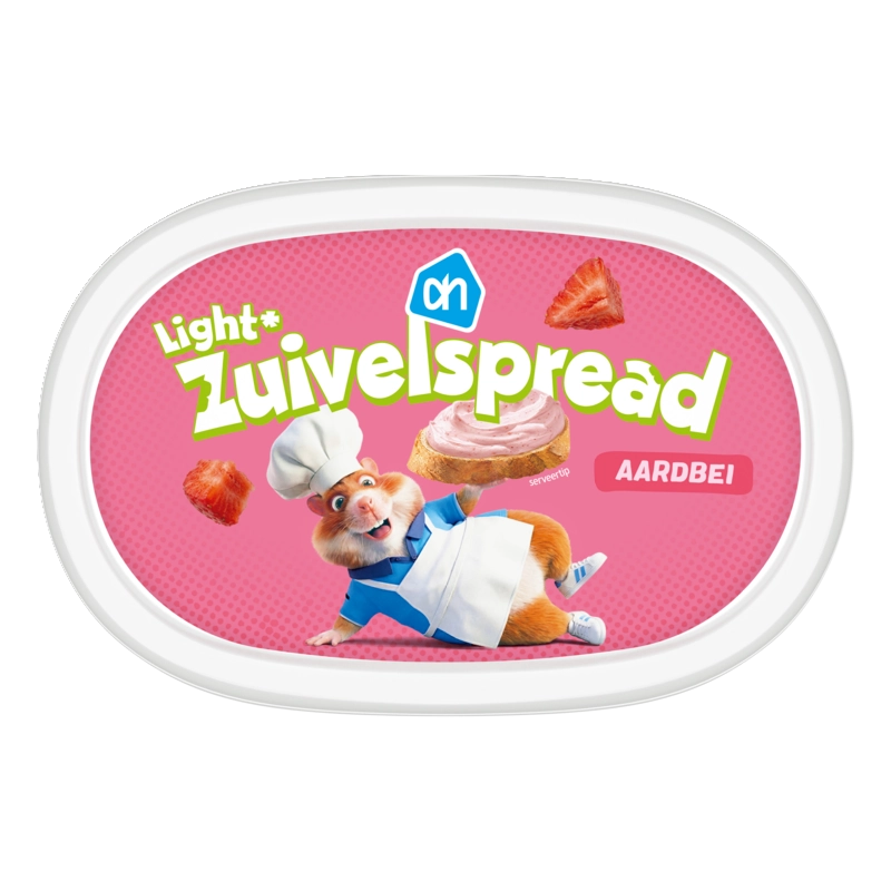 Zuivelspread light aardbei