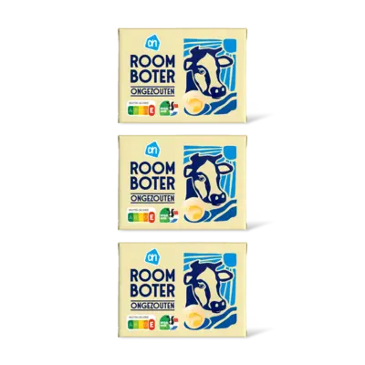 pdp-image-AH Roomboter ongezouten 3-pack