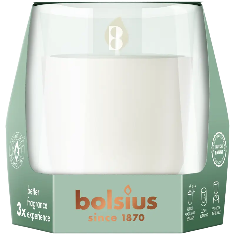 Bolsius Starterkit clean light vanille tonkaboon