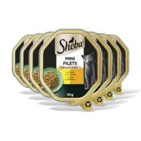 Sheba Mini filets n saus kip & kalkoen 7-pack