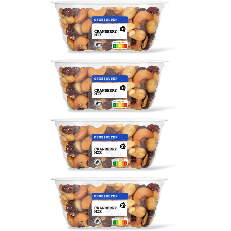 AH Cranberry mix ongezouten 4-pack