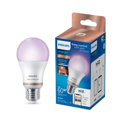 pdp-image-Philips Smart led standaard gekleurd E27 60W