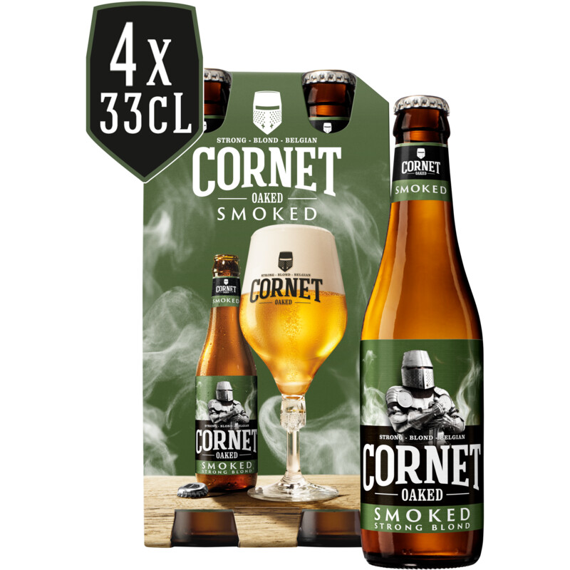 Een afbeelding van Cornet Oaked smoked blond 4-pack