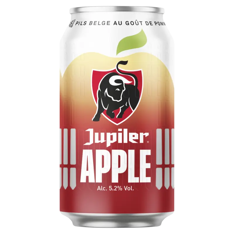 Jupiler Pils met appel smaak bel