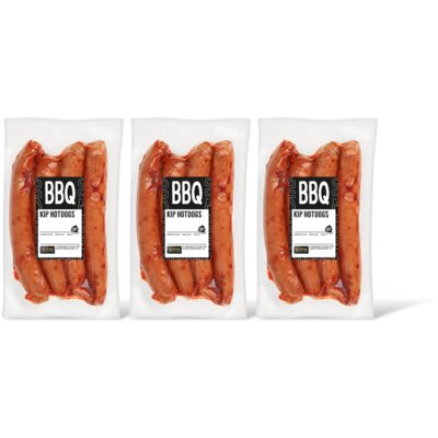 pdp-image-AH BBQ kip hotdogs 3-pack