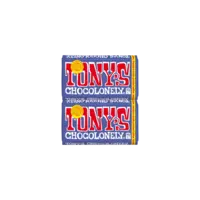 Tony's Chocolonely Reep donkere melk pretzel toffee 2-pack