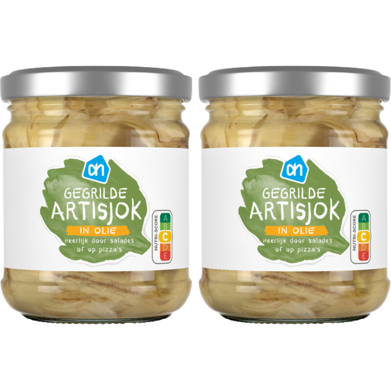 Een afbeelding van AH Gegrilde artisjok in olie 2-pack